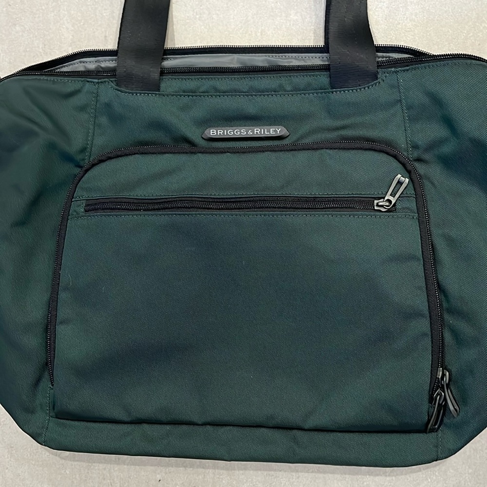 Briggs & Riley Dark Green Travel Tote Bag